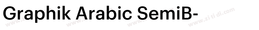 Graphik Arabic SemiB字体转换